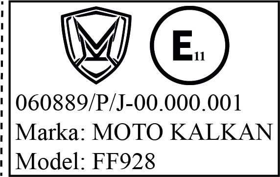 ECE 22.06 kask etiketi